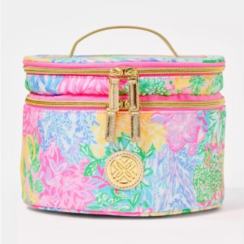 New Lilly Pulitzer Luggage Set Floral Luggage Set with Accessories for Travel - Picture 7 of 12